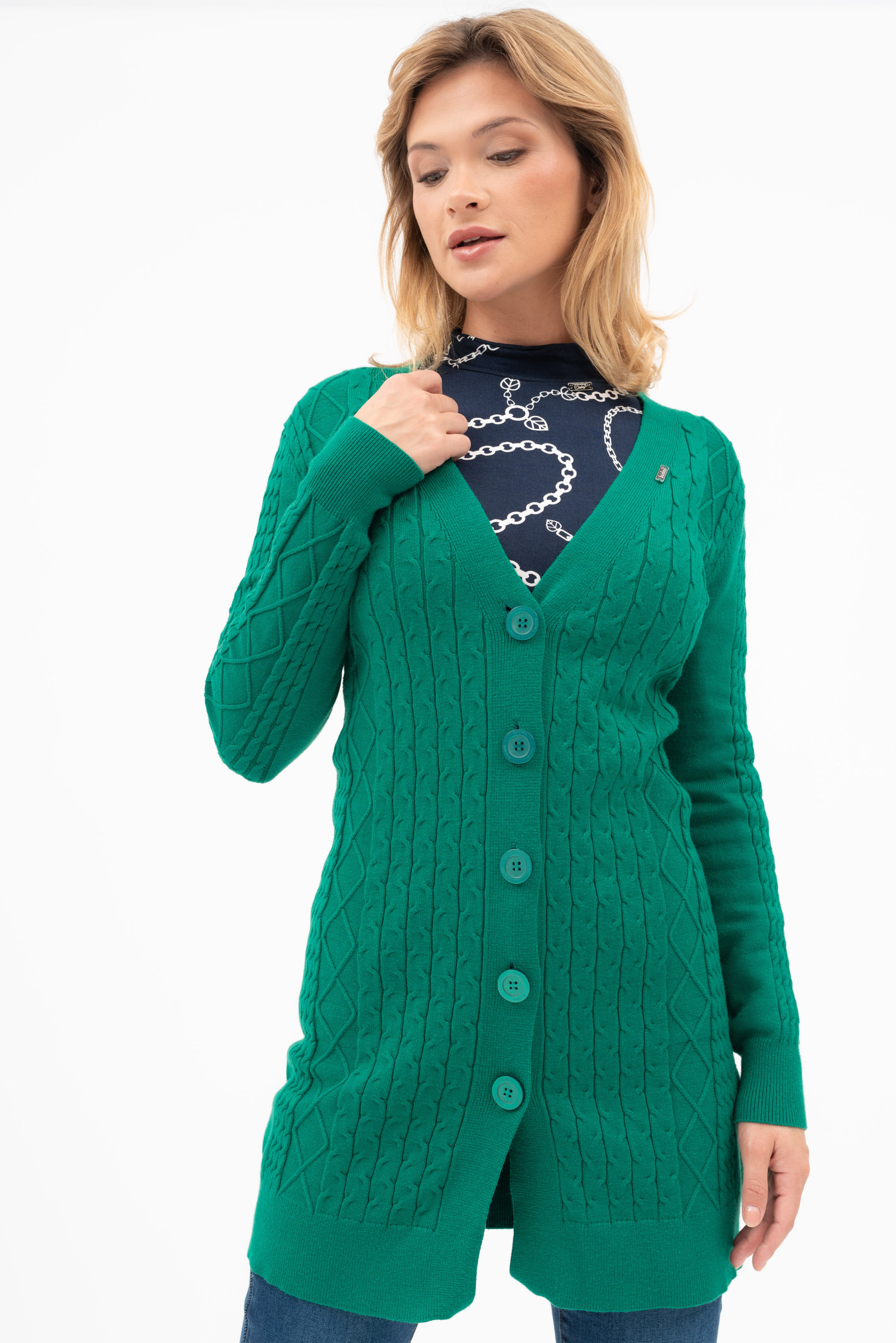 Budmil Pattern Kötött kardigán | budmil