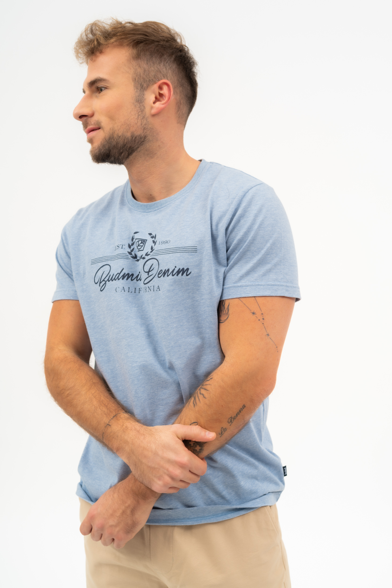 Budmil Pattern Regular fit póló | budmil