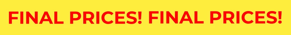 SUMMER SALE - LAST PRICES