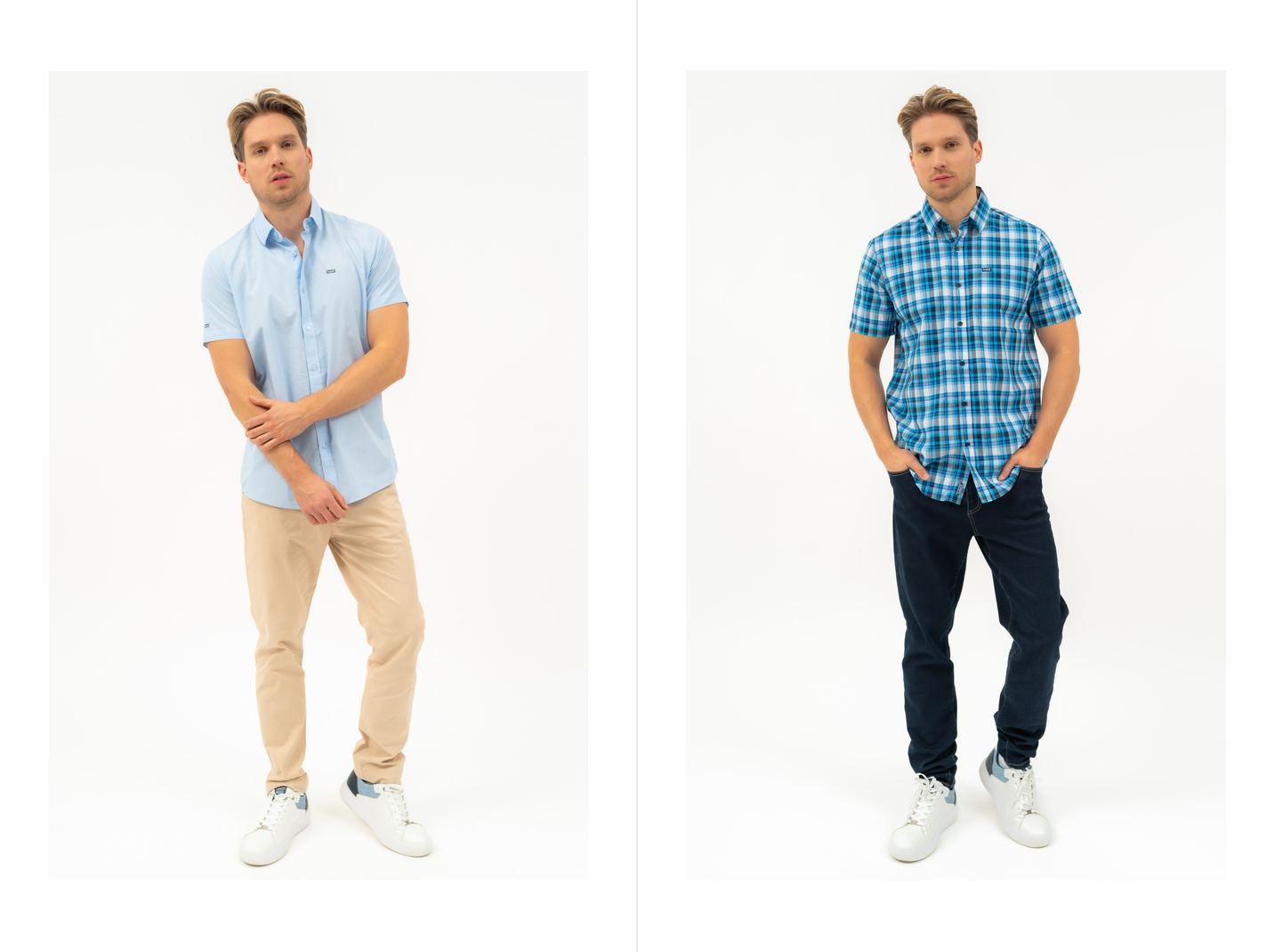 Rövid ujjú ingek: könnyed elegancia a nyári hőségben