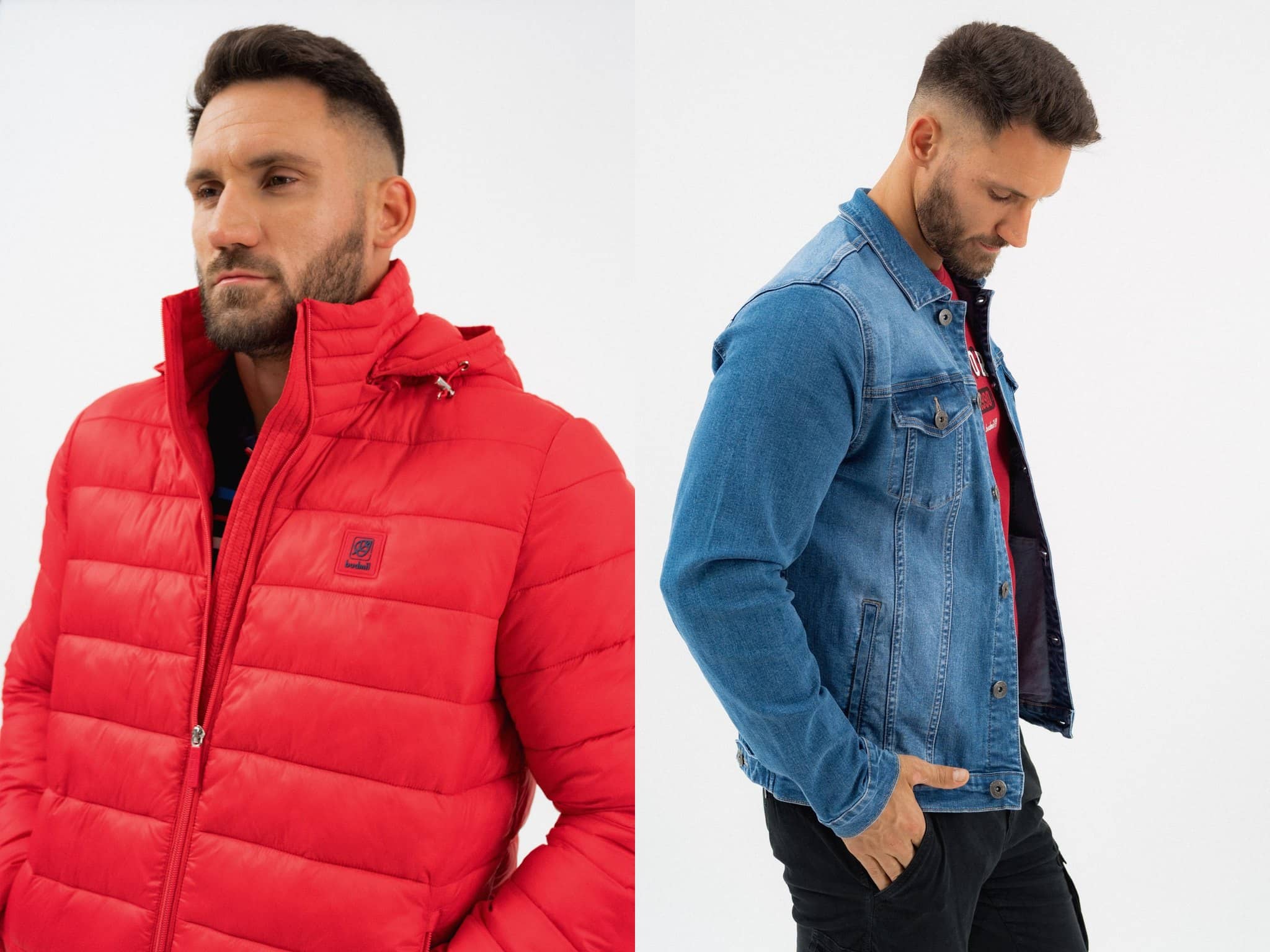 Férfi tavaszi kabát. Sportos és városi outfitek egy cikkben