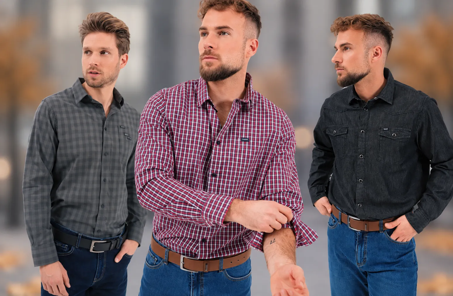 Men's autumn shirts