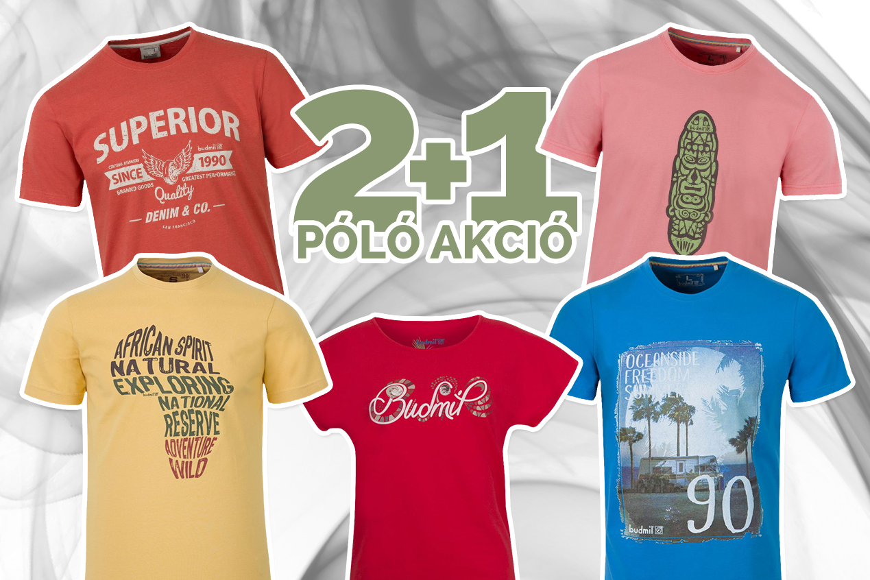 2+1 póló akció!